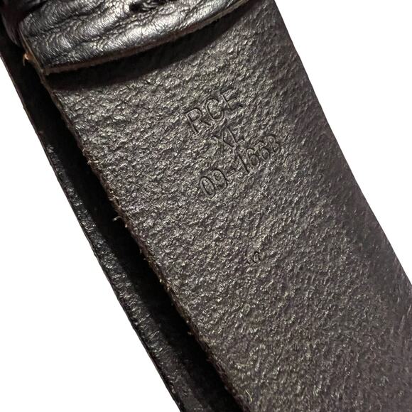 BUFFALO David Bitton Genuine Leather Belt in Black Men's Size XL - Picture 8 of 8